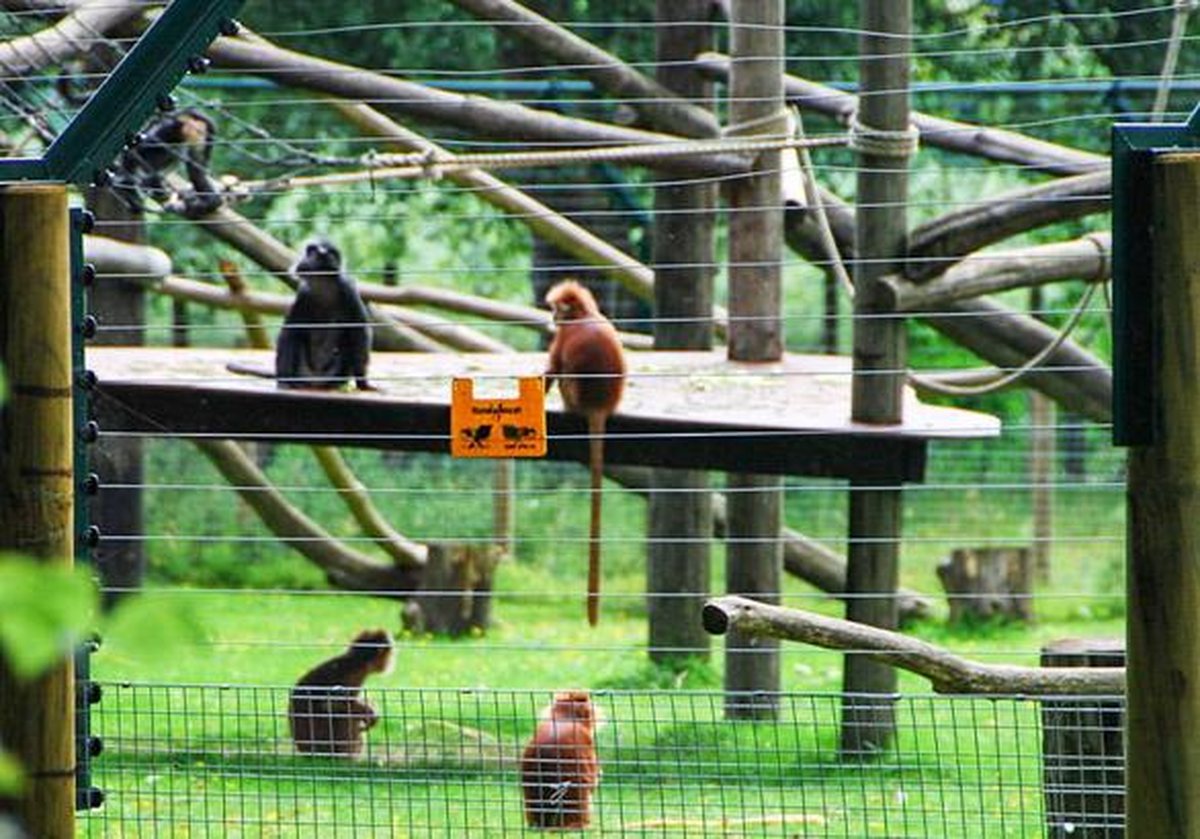 Nemtek-powered electric fencing securing an animal enclosure with a warning sign